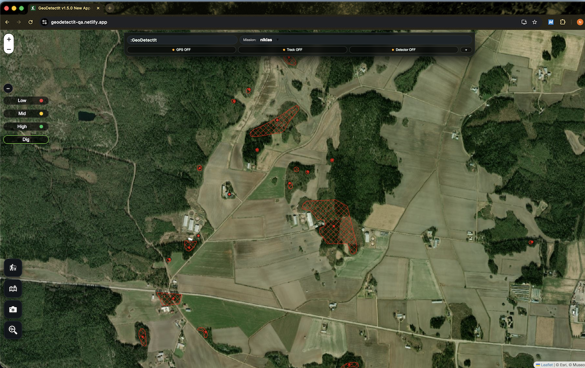 Restricted areas map